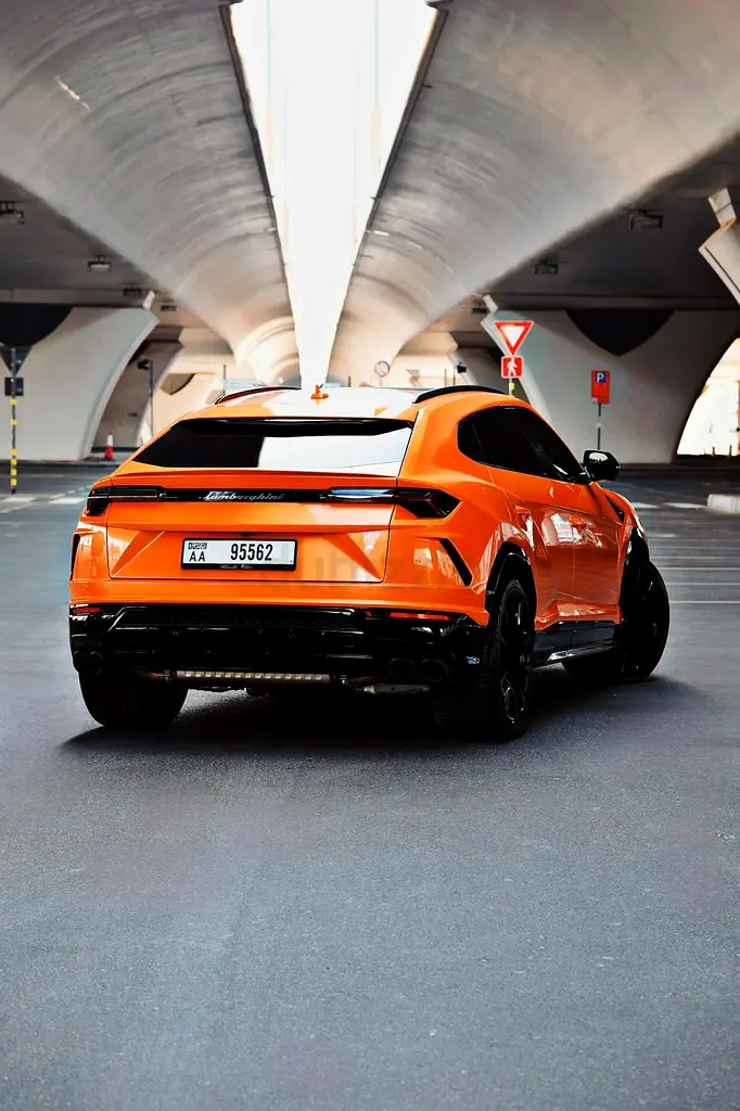 2022 Lamborghini Urus for Rent in Palm Jumeirah (Orange) photo 3