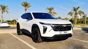 2024 Chevrolet Trax for Rent in Al Mamzar Front (White) photo 3