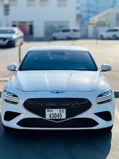 Rent 2022 Genesis G70 in Sheikh Zayed Road — Rent Online with Drivaza rental in Sheikh Zayed Road, Dubai