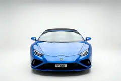 2022 Lamborghini Huracan for Rent in Al Barsha 1 (Blue) photo 2