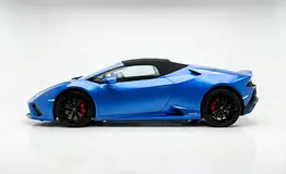 2022 Lamborghini Huracan for Rent in Al Barsha 1 (Blue) photo 3