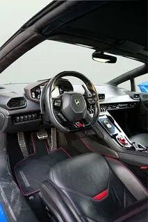 2022 Lamborghini Huracan for Rent in Al Barsha 1 (Blue) photo 5