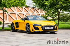 Rent a 2023 Audi R8 in Palm Jumeirah | Insured Self-Drive Rental rental in Palm Jumeirah, Dubai