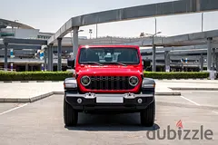 2024 Jeep Wrangler for Rent in Downtown Dubai (Red, Automatic) photo 2