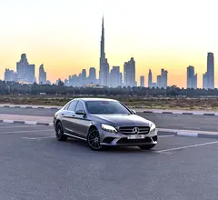 Rent 2021 Mercedes-Benz C-Class in Al Garhoud | Free Delivery in Al Garhoud rental in Al Garhoud, Dubai