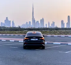 2024 Audi A3 for Rent in Al Garhoud (Black, Automatic, 5 Seater, TAYCAN A) photo 3