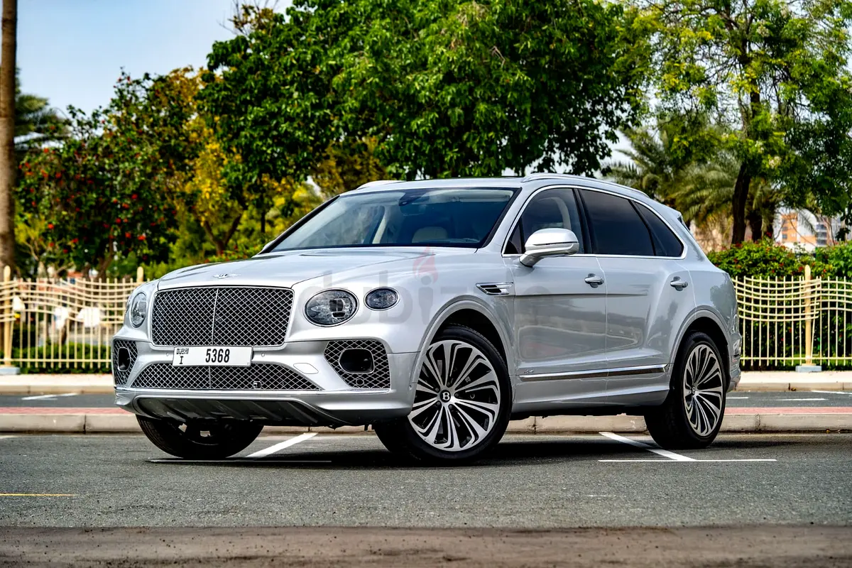 2023 Bentley Bentayga for Rent in Al Barsha 1 (Silver) rental in Al Barsha 1, Dubai