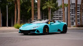 Hire 2023 Lamborghini Huracan in Business Bay | Insured Self-Drive Rental photo 2