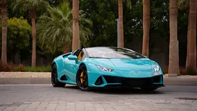 Hire 2023 Lamborghini Huracan in Business Bay | Insured Self-Drive Rental photo 5