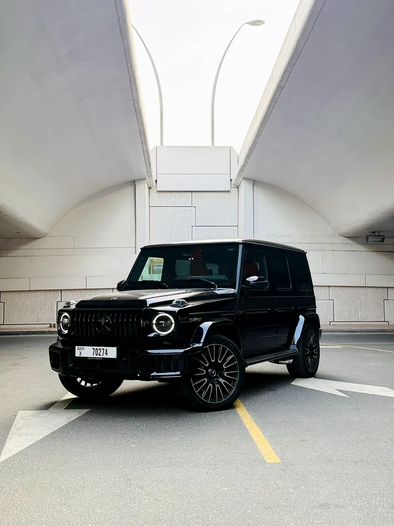 2025 Mercedes-Benz G-Class for Rent in Business Bay (Black, Automatic, 5 Seater, GT4 A) rental in Business Bay, Dubai
