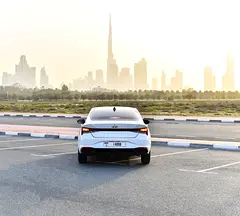 Hire 2023 Hyundai Elantra in Al Garhoud | Insured Self-Drive Rental photo 4