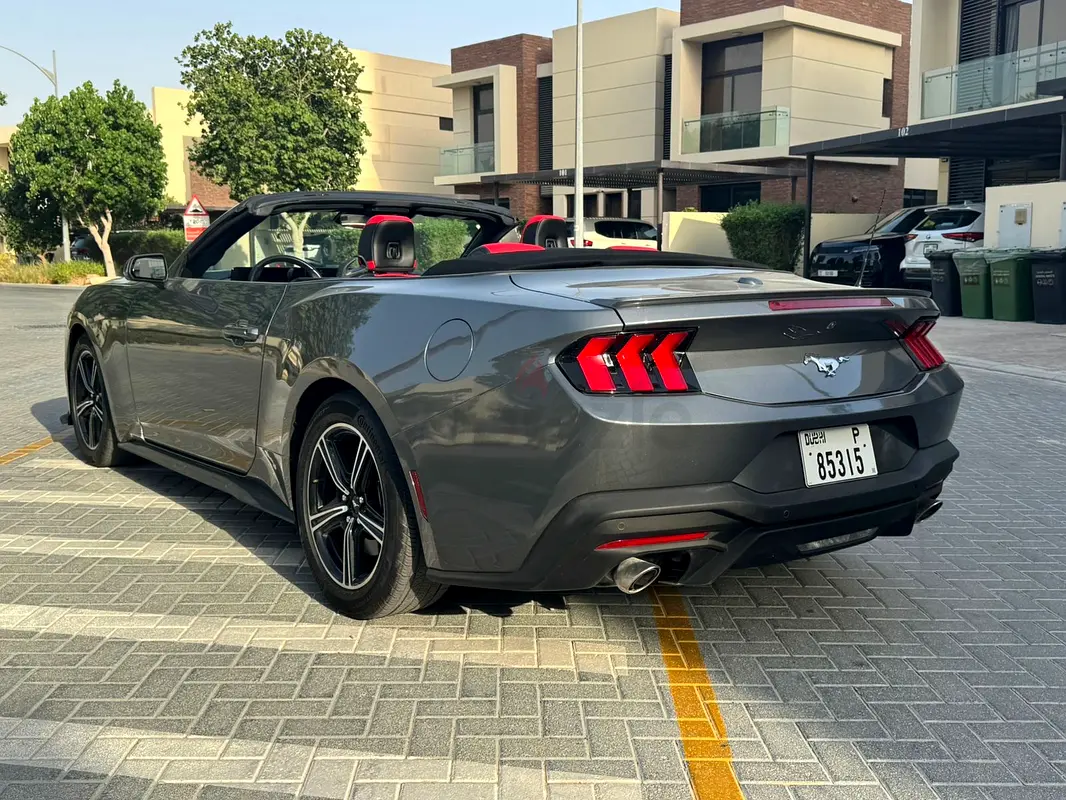 Rent a 2024 Ford Mustang in Al Quoz 4 (Grey) photo 2