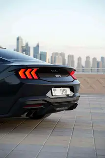 2024 Ford Mustang for Rent in Al Barsha 1 (Grey) photo 3