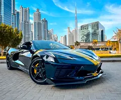 Rent a 2021 Chevrolet Corvette in Palm Jumeirah | Insured Self-Drive Rental rental in Palm Jumeirah, Dubai