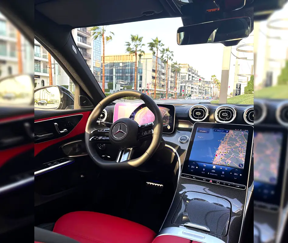 2025 Mercedes-Benz C-Class for Rent in Dubai Marina (Black, Automatic, 5 Seater, QUICK LEASE) photo 5