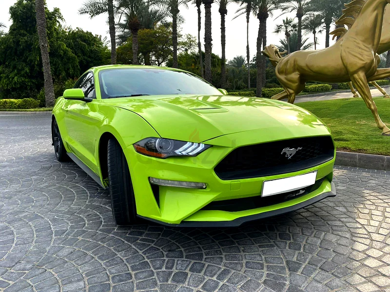 Rent a 2020 Ford Mustang in Al Jaddaf — Rent Online with Drivaza rental in Al Jaddaf, Dubai