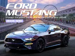 Rent a 2020 Ford Mustang in Al Quoz 3 — Daily, Weekly & Monthly Hire rental in Al Quoz 3, Dubai