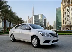 2025 Nissan Sunny Rental in Al Barsha 1 — No-Deposit Options Available rental in Al Barsha 1, Dubai