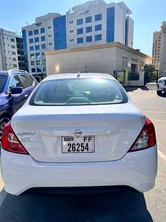 2025 Nissan Sunny for Rent in Al Barsha 1 (White, Automatic, 5 Seater, Fleet Master) photo 3