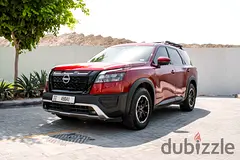 Rent a 2024 Nissan Pathfinder in Azizi Riviera — No-Deposit Options Available rental in Azizi Riviera, Dubai