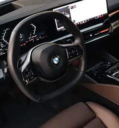 2024 BMW 5-Series for Rent in Al Barsha 1 (White, Automatic, 5 Seater, KLEEMOL) photo 3