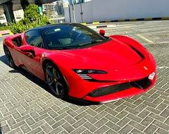 Rent a 2023 Ferrari SF90 Stradale in Business Bay — Rent Online with Drivaza