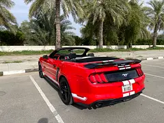 2020 Ford Mustang for Rent in Nad Al Sheba 3 (Red, Automatic, 4 Seater, Dar Bahar) photo 5