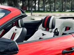 2020 Ford Mustang for Rent in Nad Al Sheba 3 (Red, Automatic, 4 Seater, Dar Bahar) photo 7