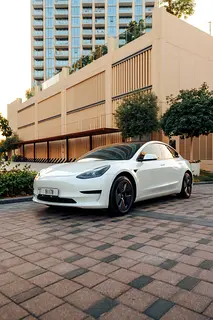 2021 Tesla Model 3 for Rent in Nad Al Sheba 3 photo 2
