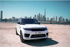 Rent 2021 Land Rover Range Rover Sport in Dubai World Trade Centre (DWTC) — Flexible Rental in Dubai World Trade Centre (DWTC)