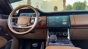 2023 Land Rover Range Rover for Rent in Al Quoz 3 (Gold) photo 5