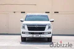 2026 Nissan Patrol for Rent in Al Jaddaf (White, Automatic, 7 Seater, Sultan Brhan) photo 2