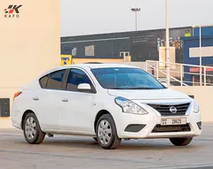 2022 Nissan Sunny for Rent in Umm Ramool (White, Automatic, 5 Seater) photo 2