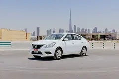 Hire 2023 Nissan Sunny in Al Quoz Industrial Area 3 — Flexible Rental in Al Quoz Industrial Area 3