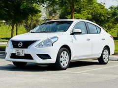 2022 Nissan Sunny for Rent in Umm Ramool (White, Automatic, 4 Seater) photo 2