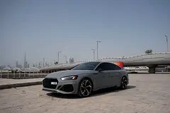2025 Audi RS5 Rental in Palm Jumeirah — No-Deposit Options Available