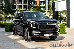 🔥 2026 Nissan Patrol Platinum City | Brand New | Luxury Red Interior 🔥 rental in Al Mankhool, Dubai