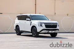 2026 Nissan Patrol for Rent in Al Jaddaf (White, Automatic, 7 Seater, Sultan Brhan) photo 3