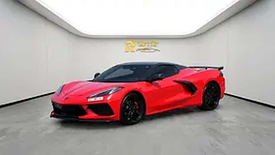 2026 Chevrolet Corvette for Rent in Al Barsha 1 (Red) rental in Al Barsha 1, Dubai