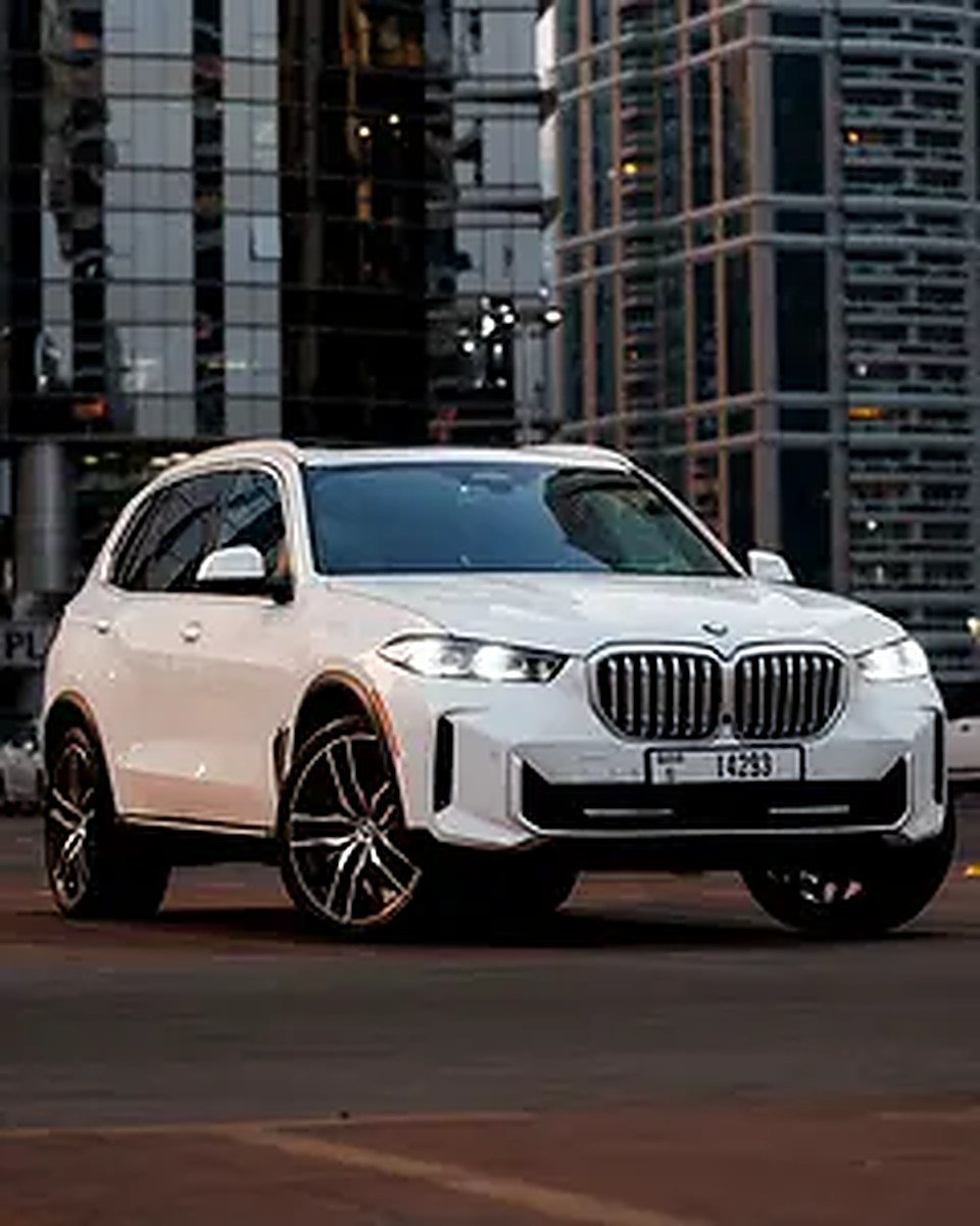 2024 BMW X5 for Rent in Al Barsha 1 (White) rental in Al Barsha 1, Dubai